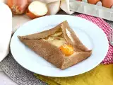 Recept Teljes kiőrlésű hajdina palacsinta sonkával, sajttal és tojással
