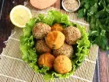 Recept Édesburgonya falafel