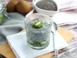 Recept Chia mag puding kiwi gyümölccsel