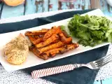 Recept Kemencében sült édesburgonya (csirkével)