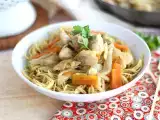 Recept Chow mein (chao men), kínai tészta csirkével és zöldségekkel