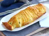 Recept Hal leveles tésztakéregben, spenóttal és mozzarella sajttal