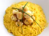 Recept Fésűkagyló rizottó sáfránnyal