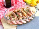 Recept Sült garnélarák fokhagymával és gyógynövényekkel