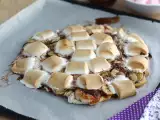 Recept Édes banán és csokoládé pizza
