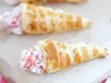 Recept Leveles tészta kúpok lazac és metélőhagyma