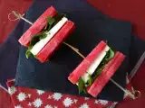 Recept Görögdinnye-feta-rakéta szendvics, a legfrissebb vírusos recept a nyárra!