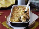 Recept Gratin sonka és sajt tészta az airfryerben