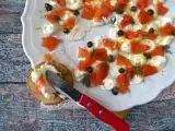 Recept Füstölt lazac aperitif kenhető