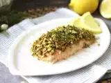Recept Lazac pisztáciás kéregben