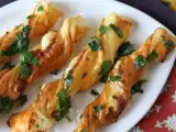 Recept Pelyhes sajtos twistek airfryerrel