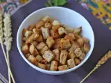 Recept Ropogós fűszernövény krutonnal a légfritőzben (gyors és egyszerű)