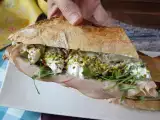 Recept Ínyenc olasz szendvics mortadellával és burrata sajttal
