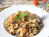 Recept Krémes tönkölybúza saláta cukkinivel, padlizsánnal és cseresznyeparadicsommal