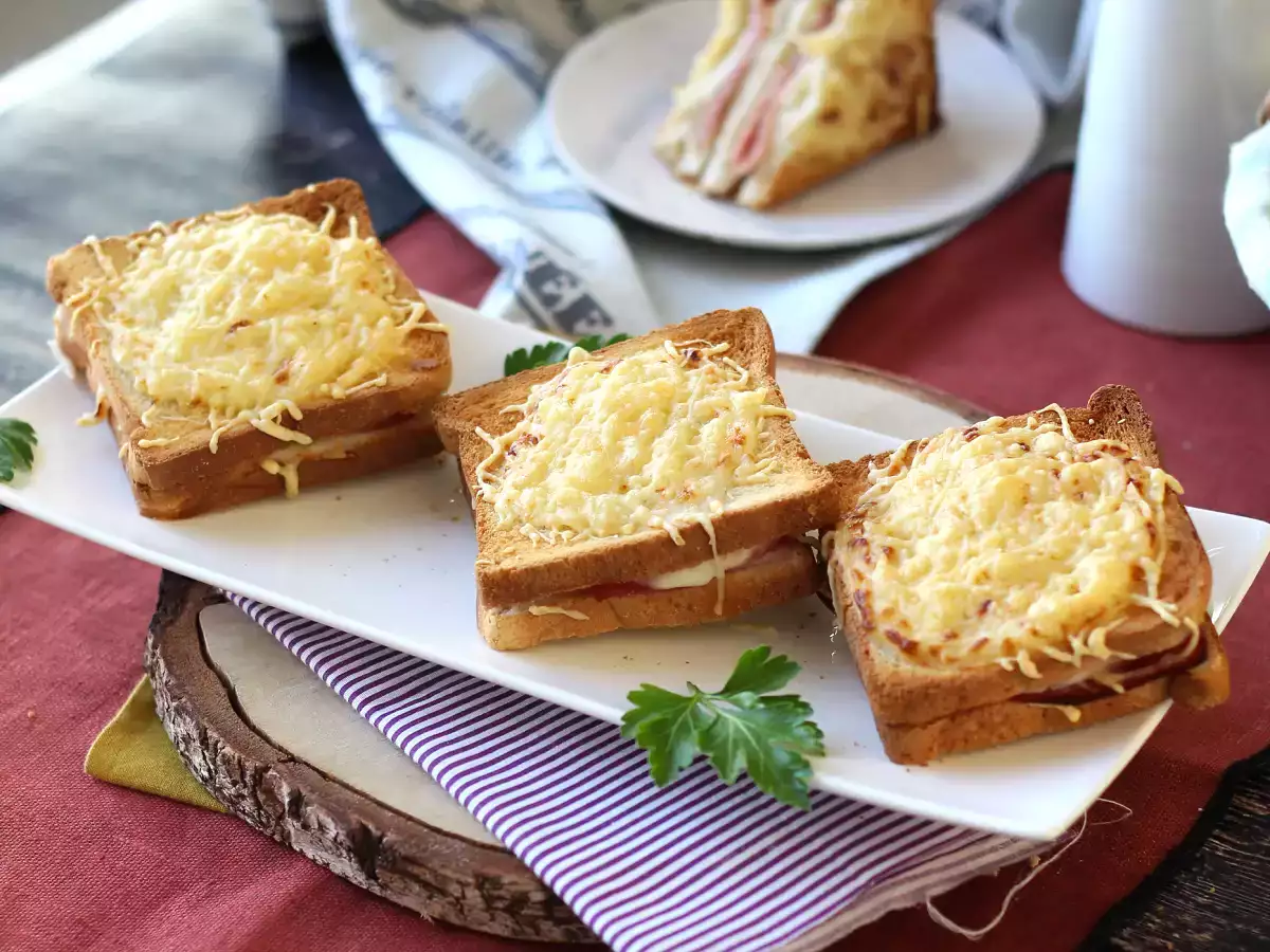 Recept Croque monsieur airfryerrel