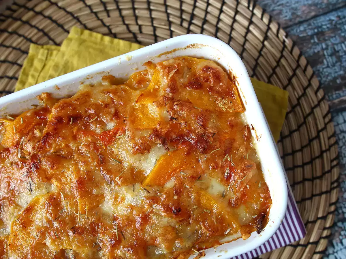 Recept Vegetáriánus sütőtök parmigiana