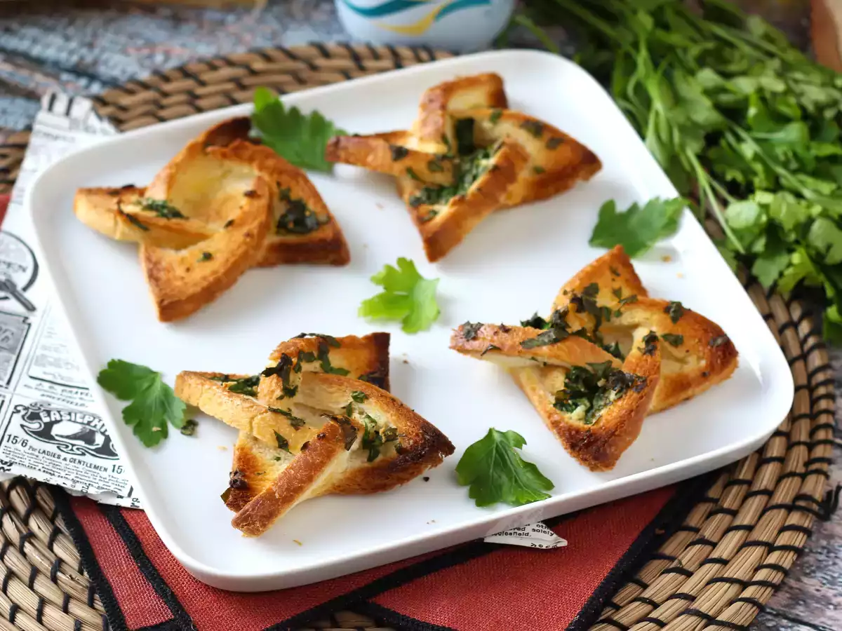 Recept Fokhagymás kenyér szendvicskenyérrel