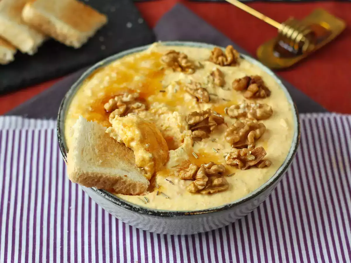 Recept Krémes sütőtök és feta pástétom egy kis mézzel