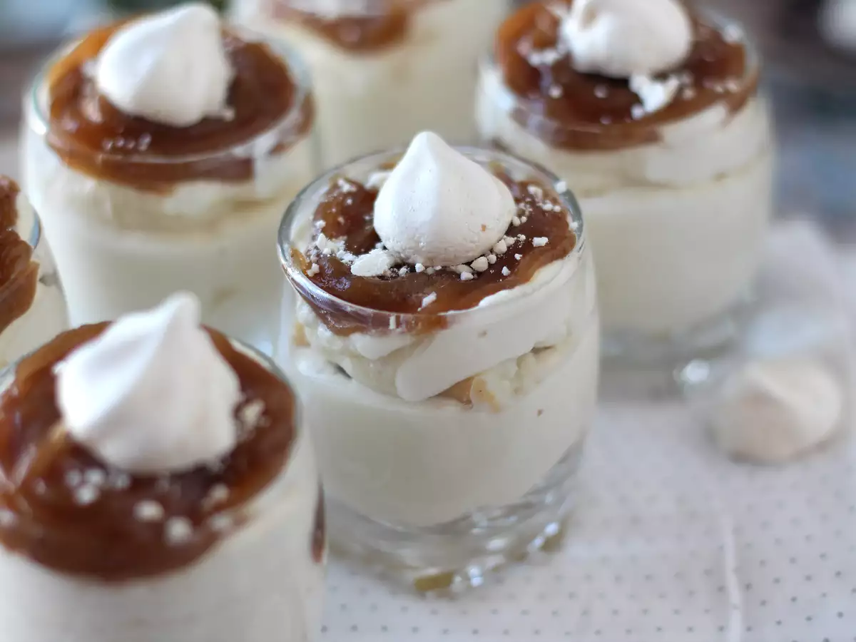 Recept Mont blanc-stílusú poharak gesztenyekrémmel