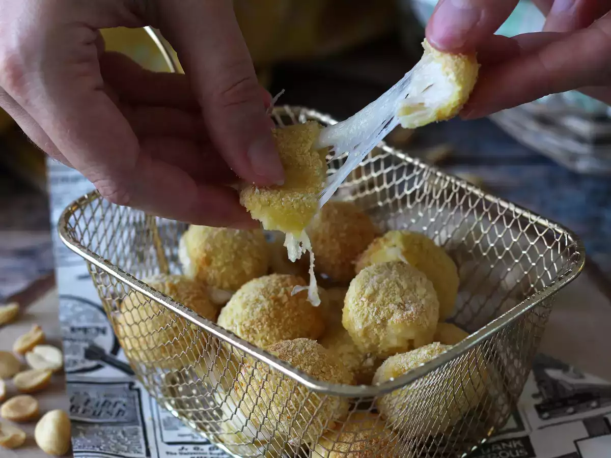 Recept Mozzarelline légsütőben
