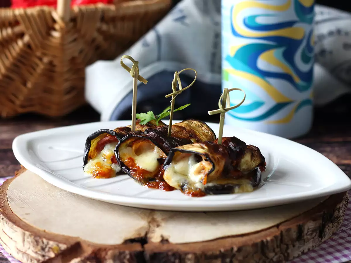 Recept Padlizsán tekercsek légsütőben