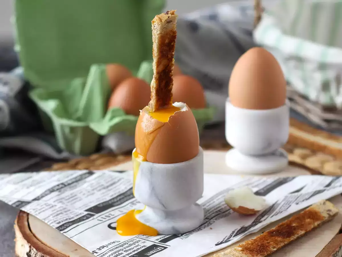 Recept Lágyra főtt tojás a légsütőben