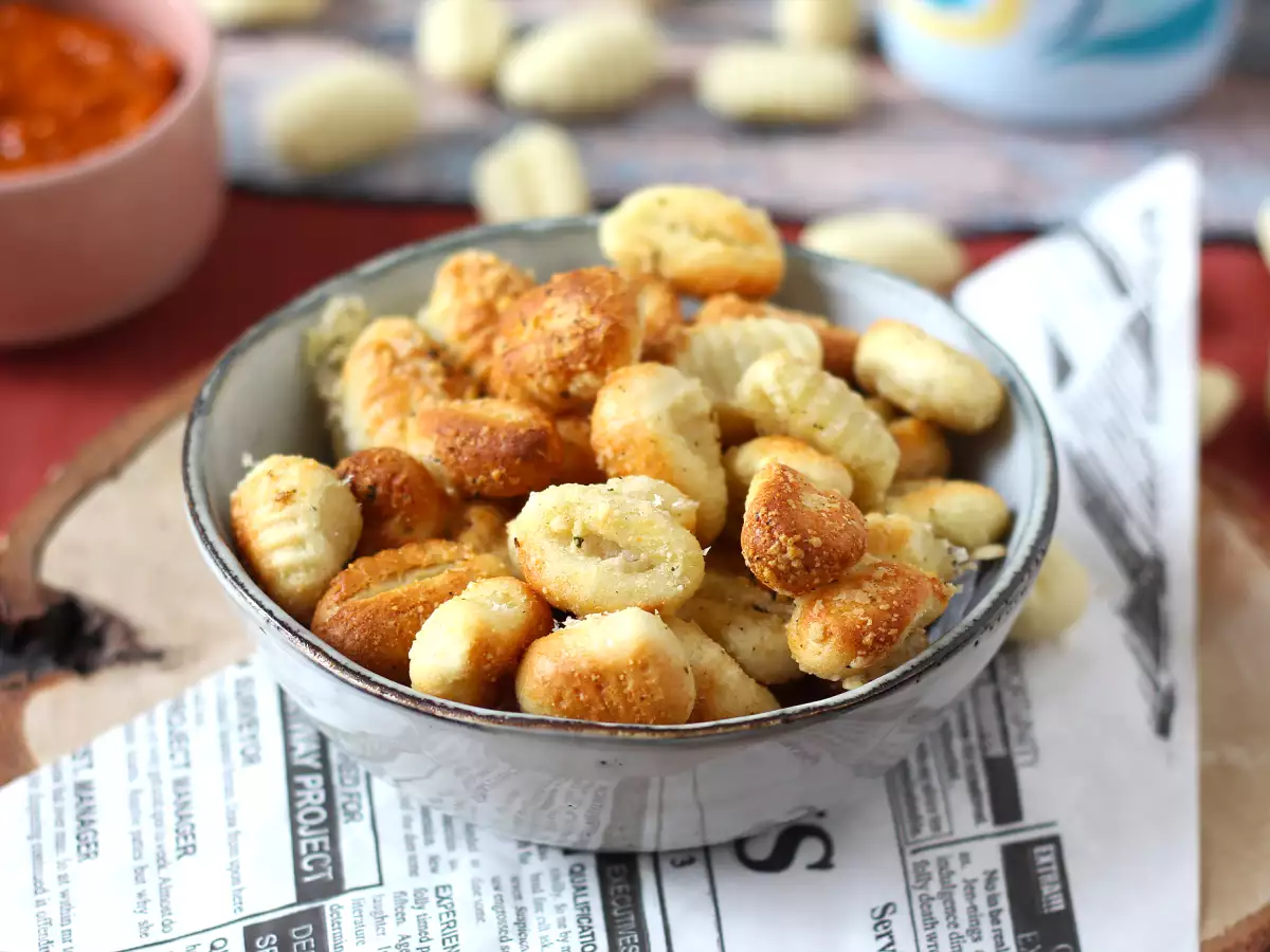 Recept Ropogós parmezános gnocchi a air fryerben