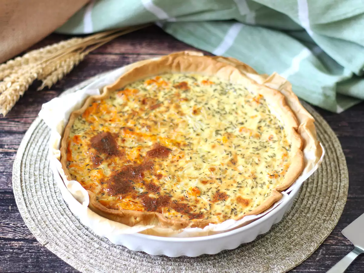 Recept Tökös quiche, egy egyszerű és hatékony étkezéshez