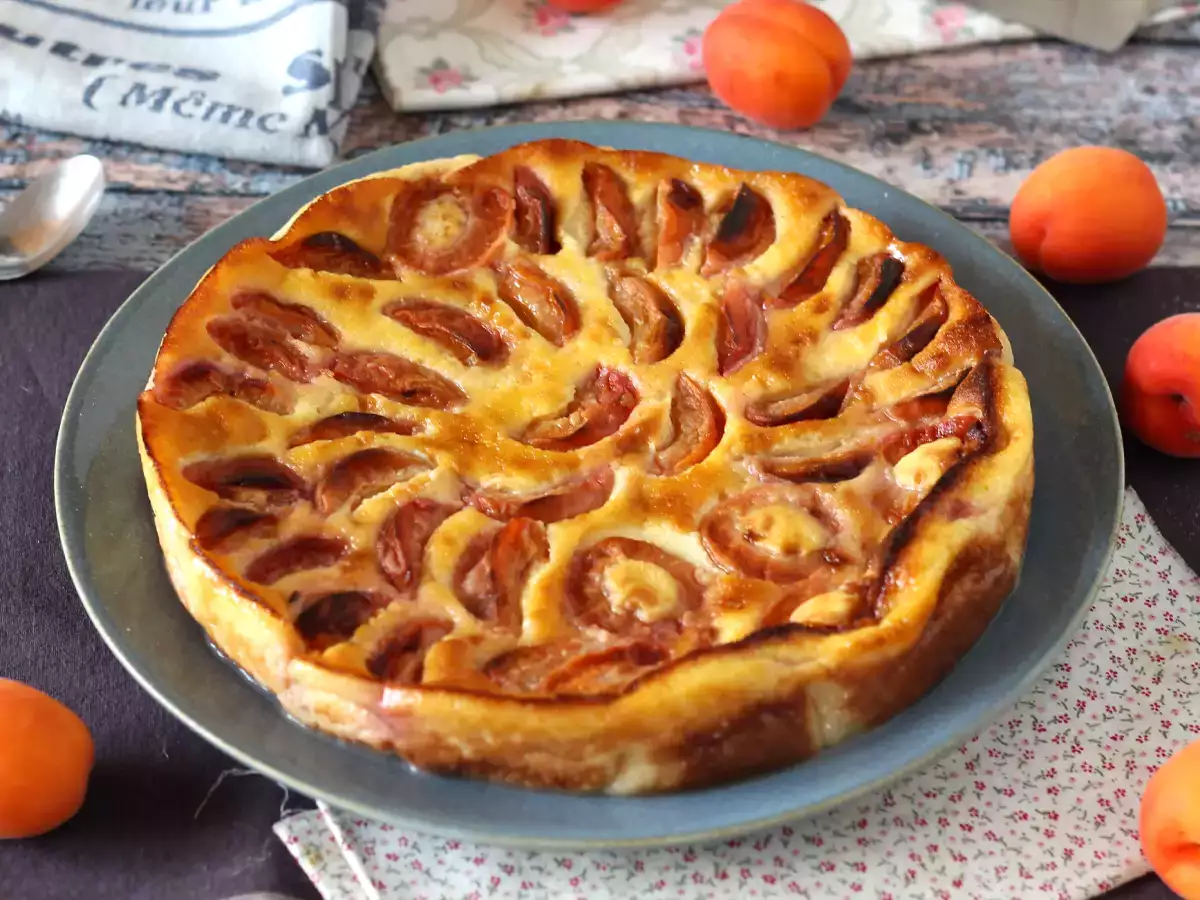 Recept Könnyű sárgabarack clafoutis