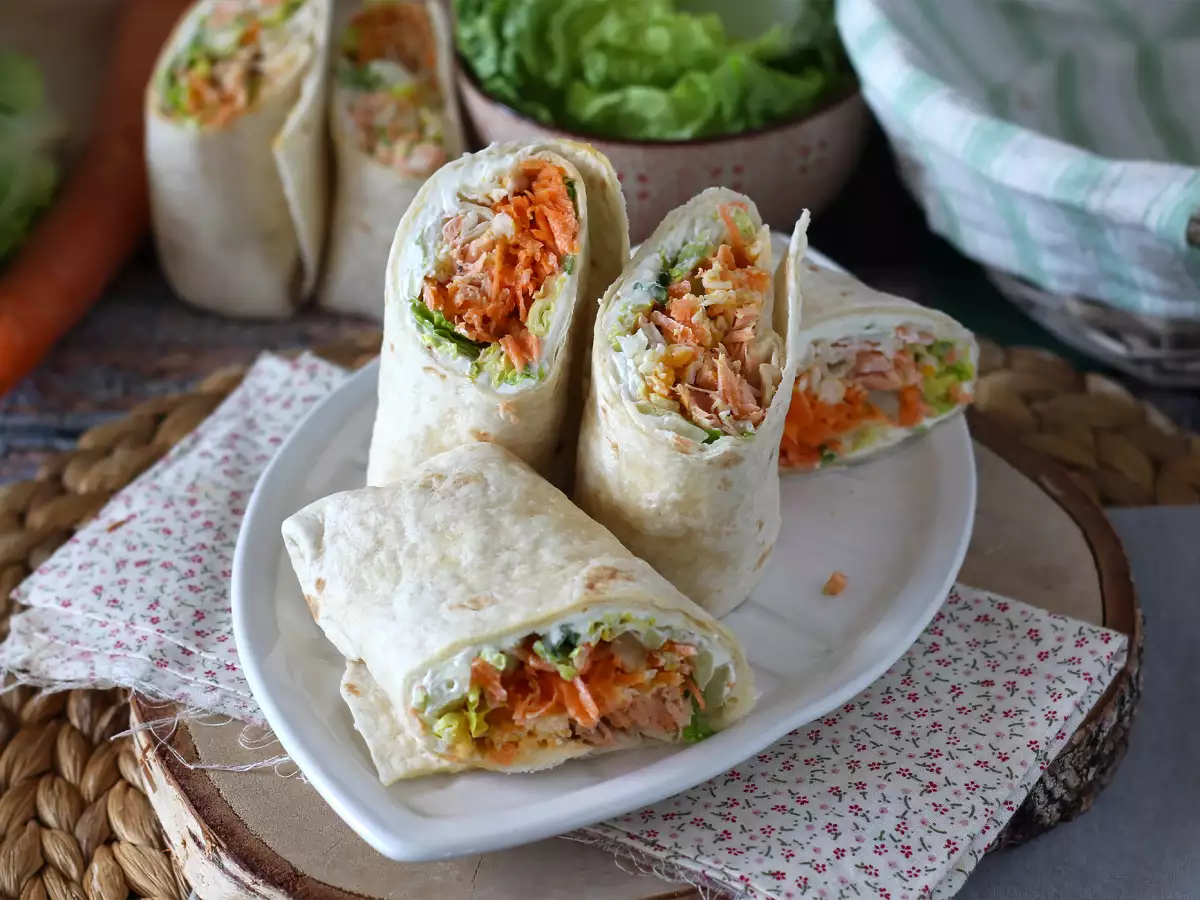 Recept Lazac wrap, a tökéletes, praktikus szendvics, amit bárhová magunkkal vihetünk