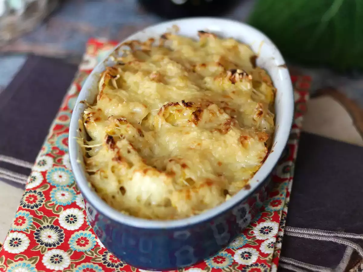 Recept Kelkáposzta gratin béchamel mártással és sajttal