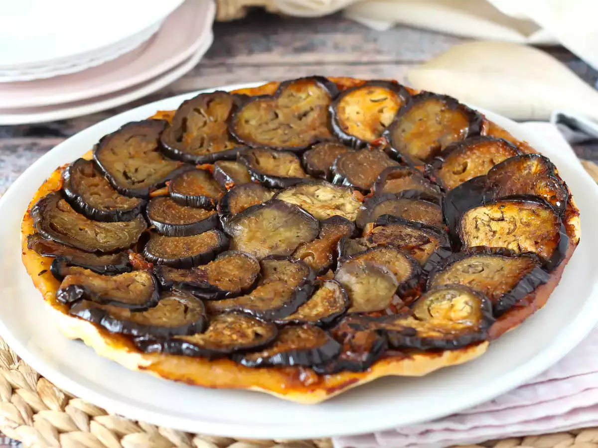 Recept Padlizsán tarte tatin: egy sós változat, amiért meg kell halni!