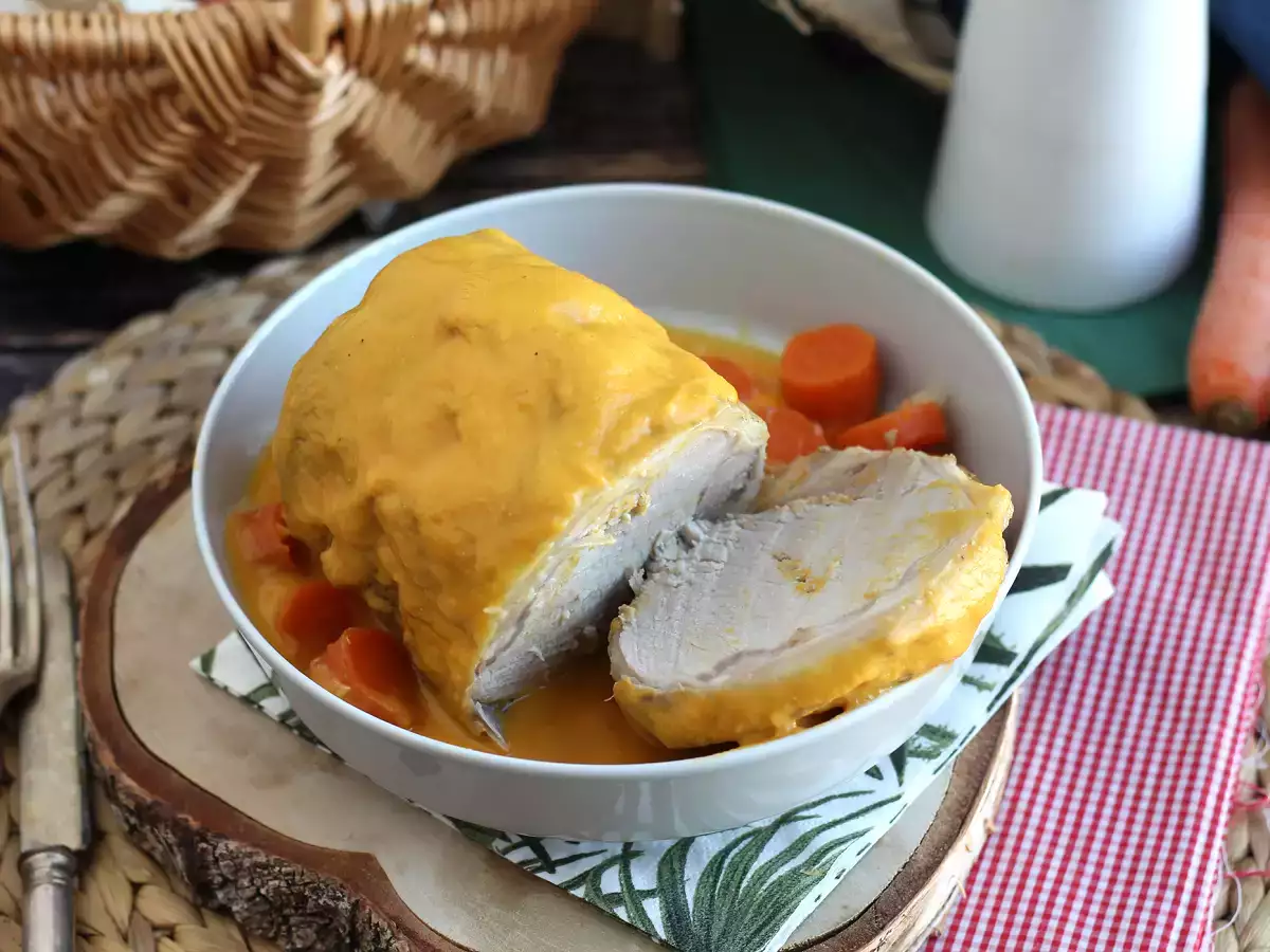 Recept Sertéskaraj sörrel és sárgarépa mártással gyorsfőzőben