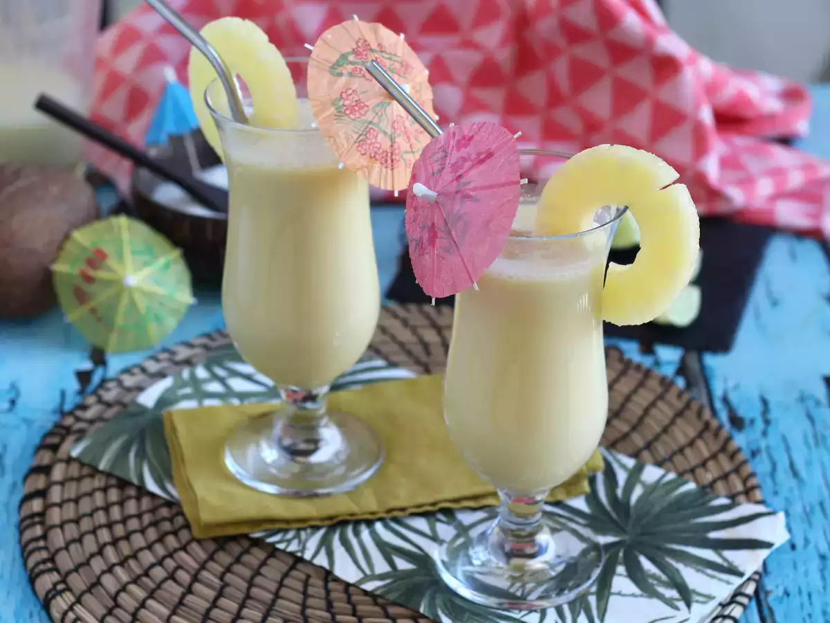 Recept Gyors alkoholmentes piña colada