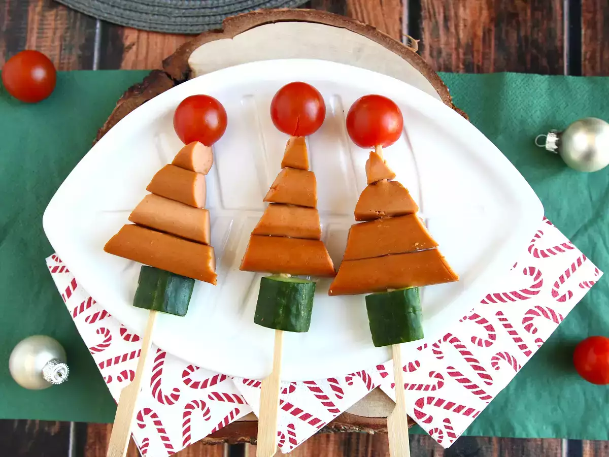 Recept Sapin knackis nyársak: a gyors és egyszerű karácsonyi aperitif!
