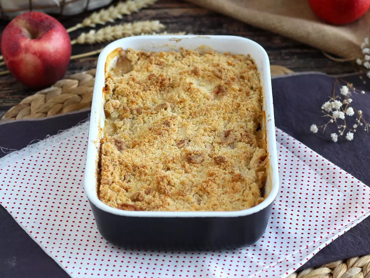Recept Szuper könnyű alma crumble