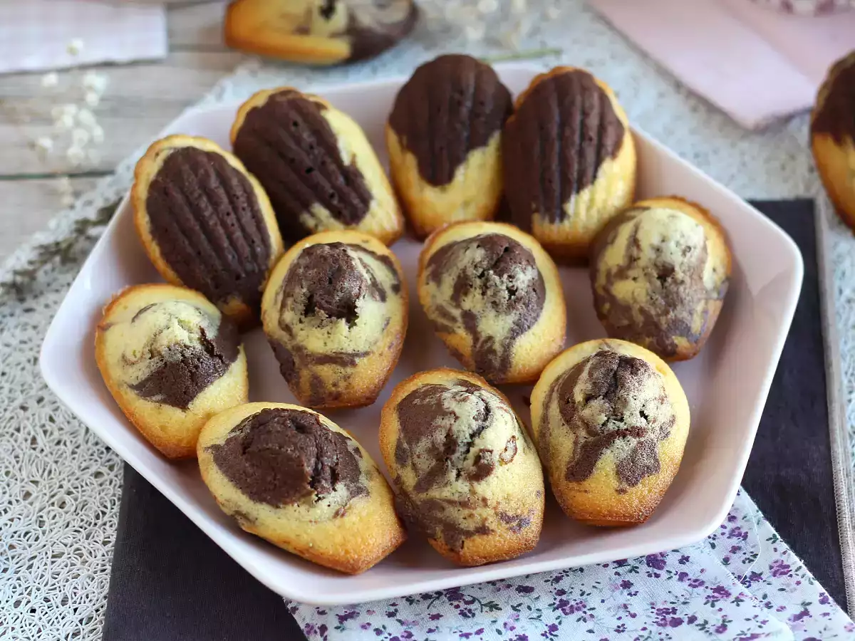 Recept A márványos madeleine-t meg kell kóstolni!