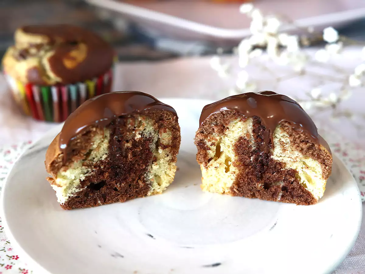 Recept Márvány muffinok
