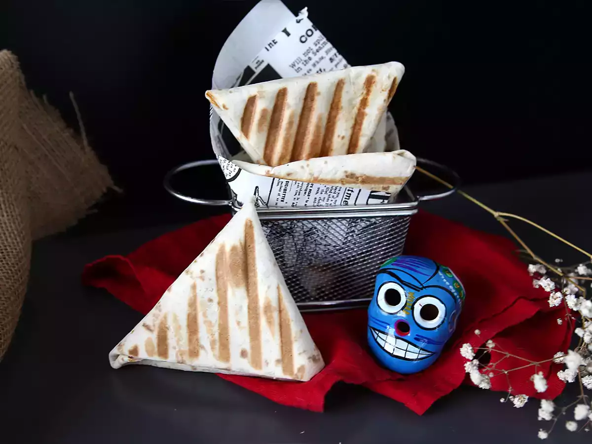 Recept Taco darált húsos samosával