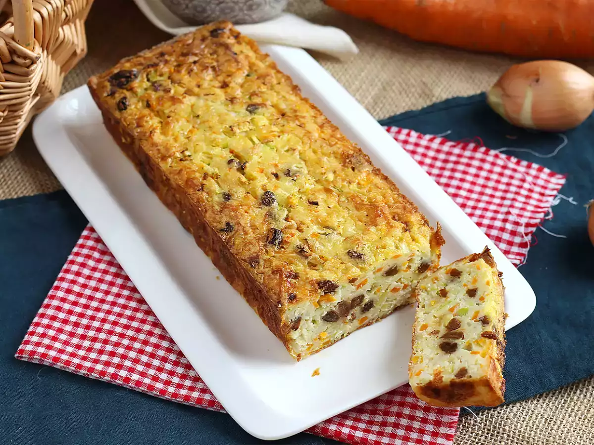 Recept Búzadara torta cukkinivel és sárgarépával