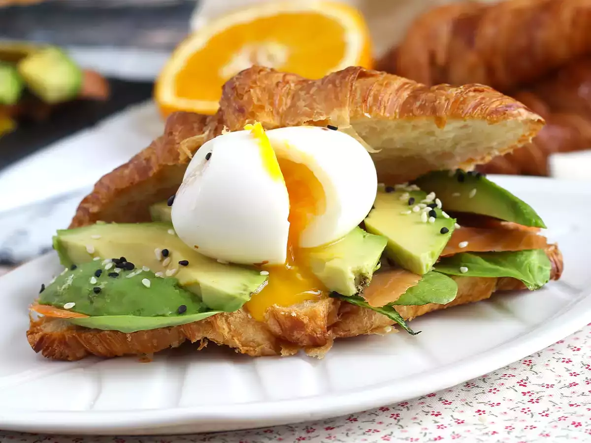 Recept Croissant brunch szendvics