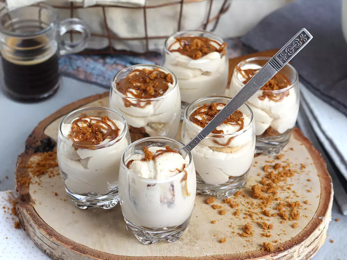 Recept Speculoos mousse poharak