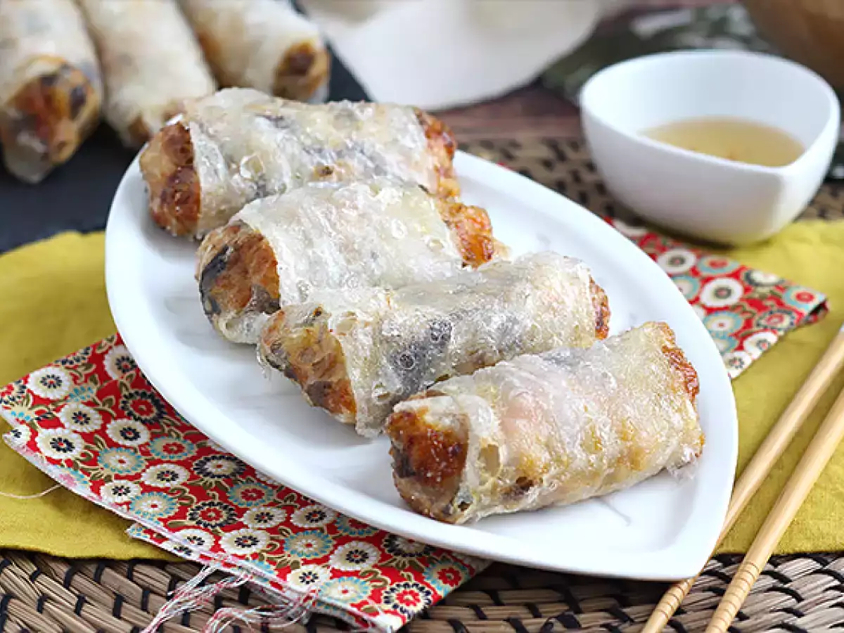 Recept Garnélarák és gombás tészta