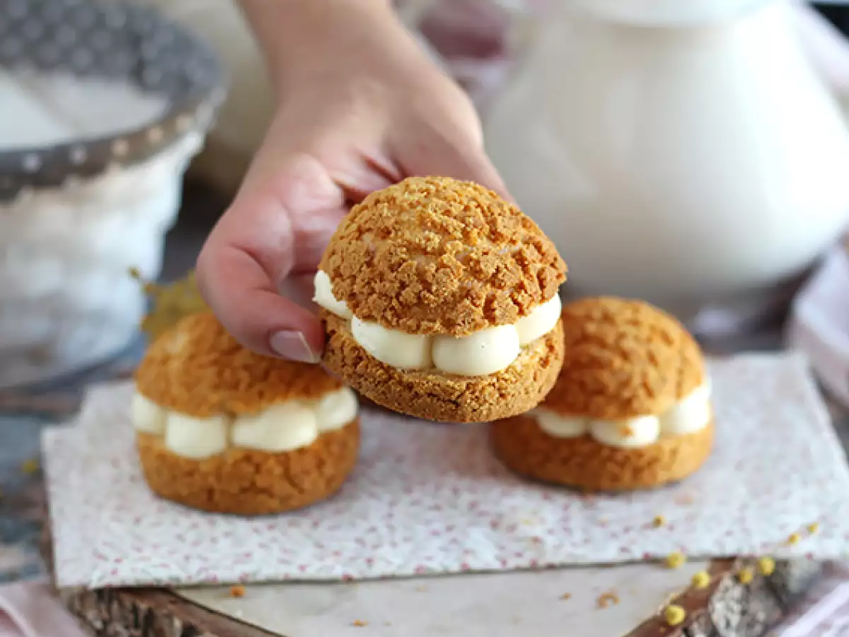Recept Vaníliás krémes kekszes puffancsok