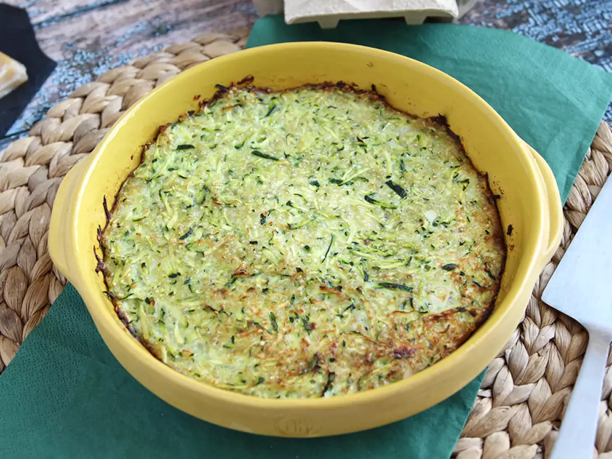Recept Cukkini és quinoa omlett