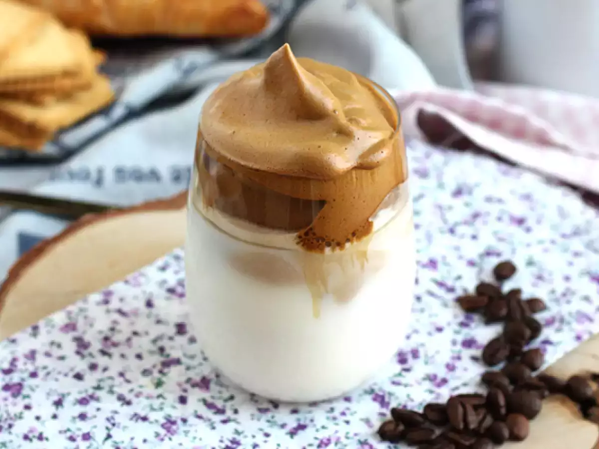 Recept Dalgona kávé mousse