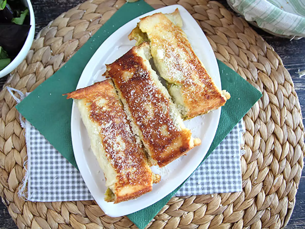 Recept Sós bundáskenyér pestóval