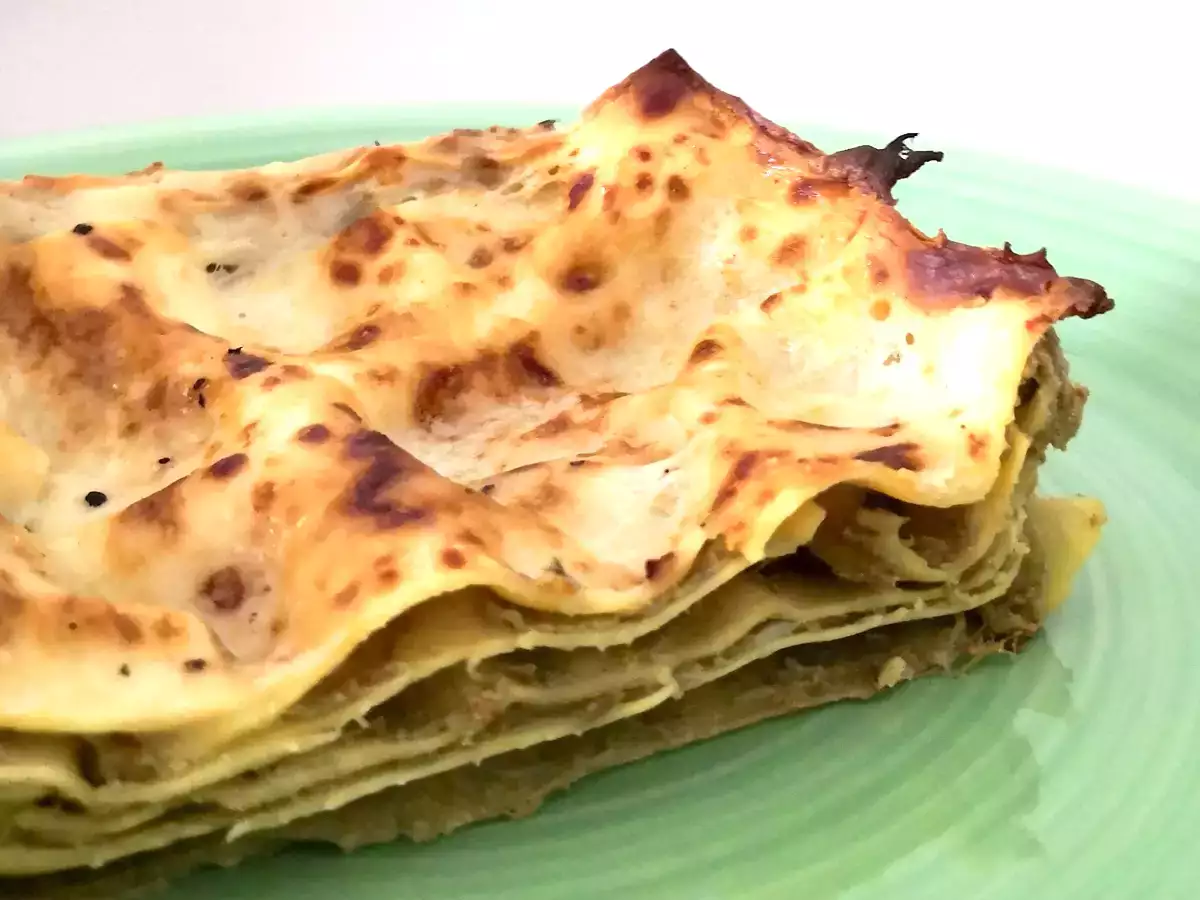 Recept Lasagne articsókával és ricotta sajttal