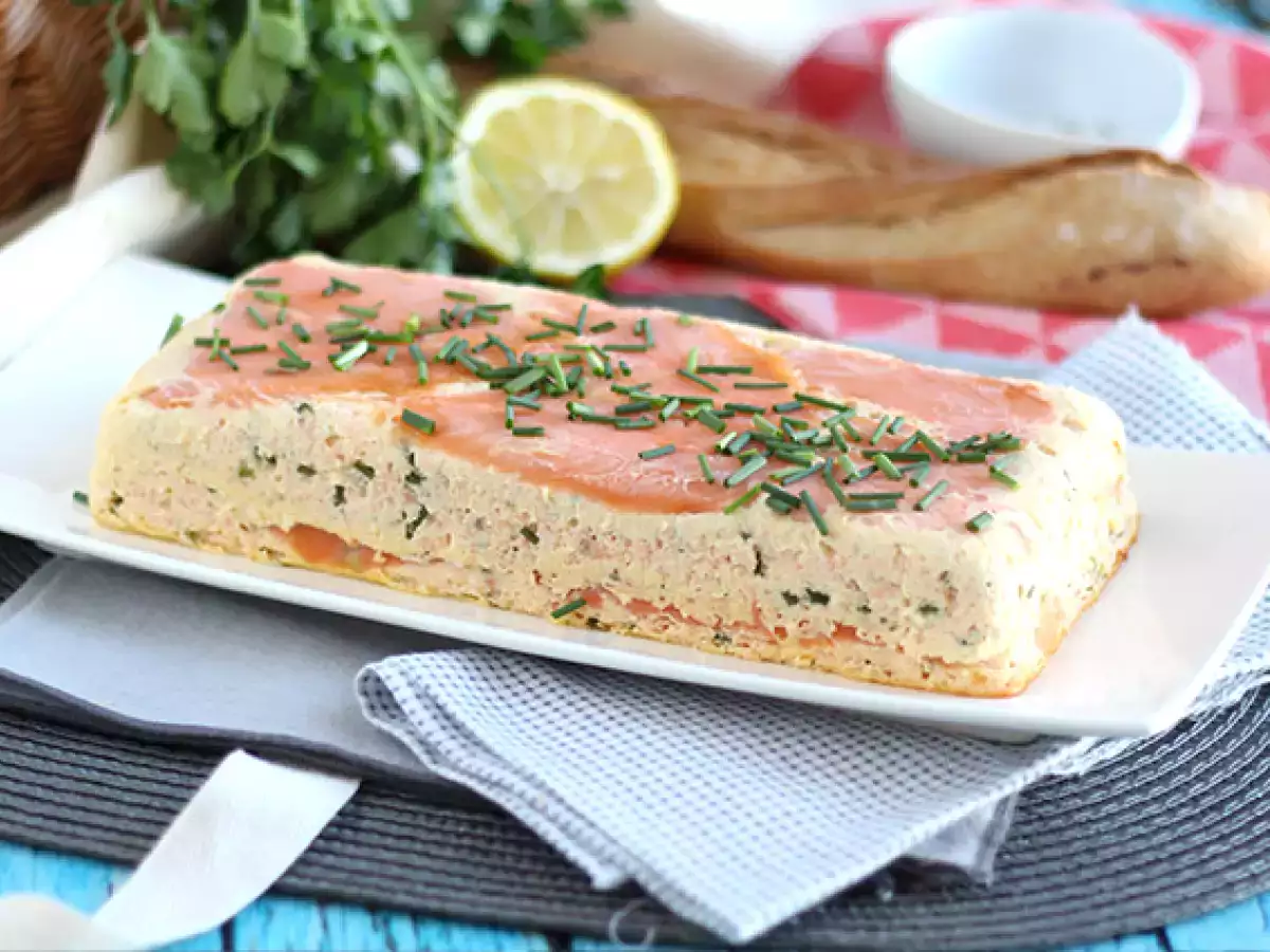 Recept Friss lazac és füstölt lazac terrine