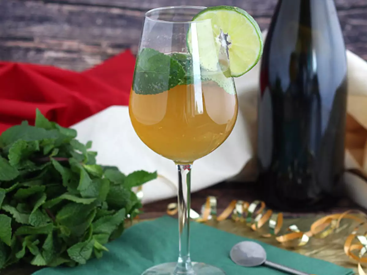 Recept Királyi pezsgős mojito